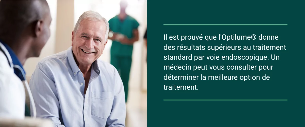 dilatation de la stricte urétrale avec optiliume